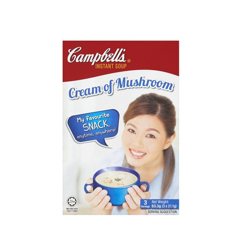 CAMPBELL’S INST CRM OF MUSHRM SOUP 3X21.1G UNIT