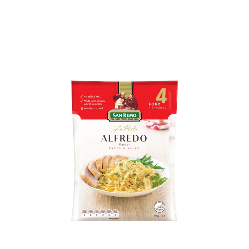 SAN REMO LA PASTA  ALFREDO 120G