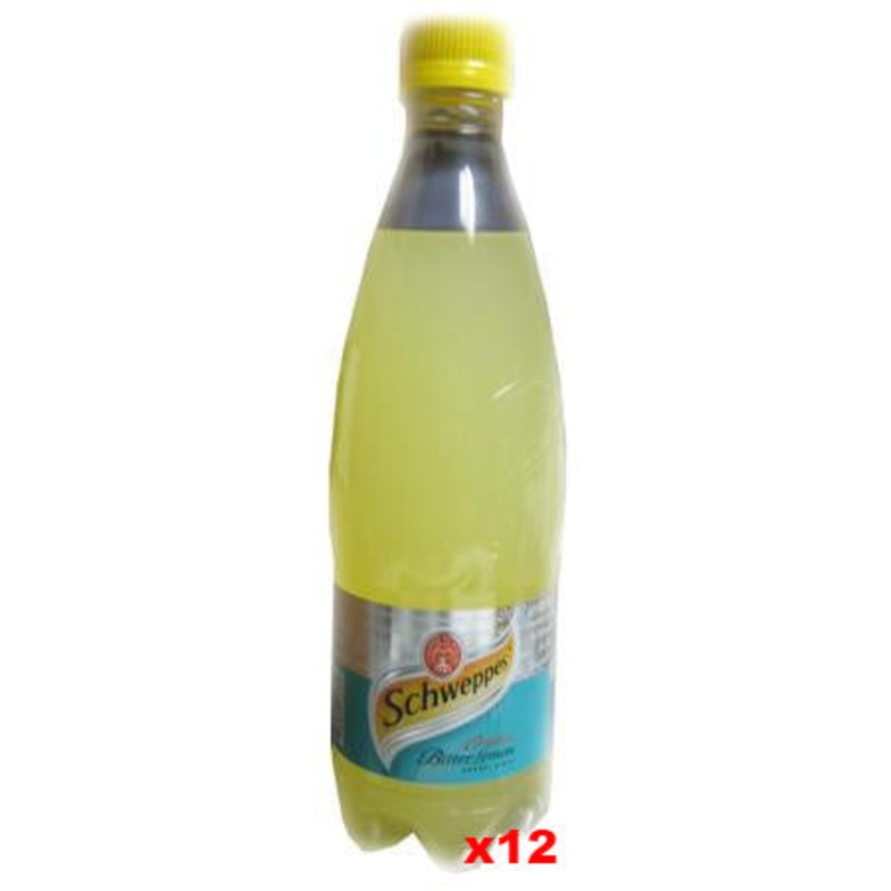 Schweppes Original Bitter Lemon, CASE (12 x 500 ml)