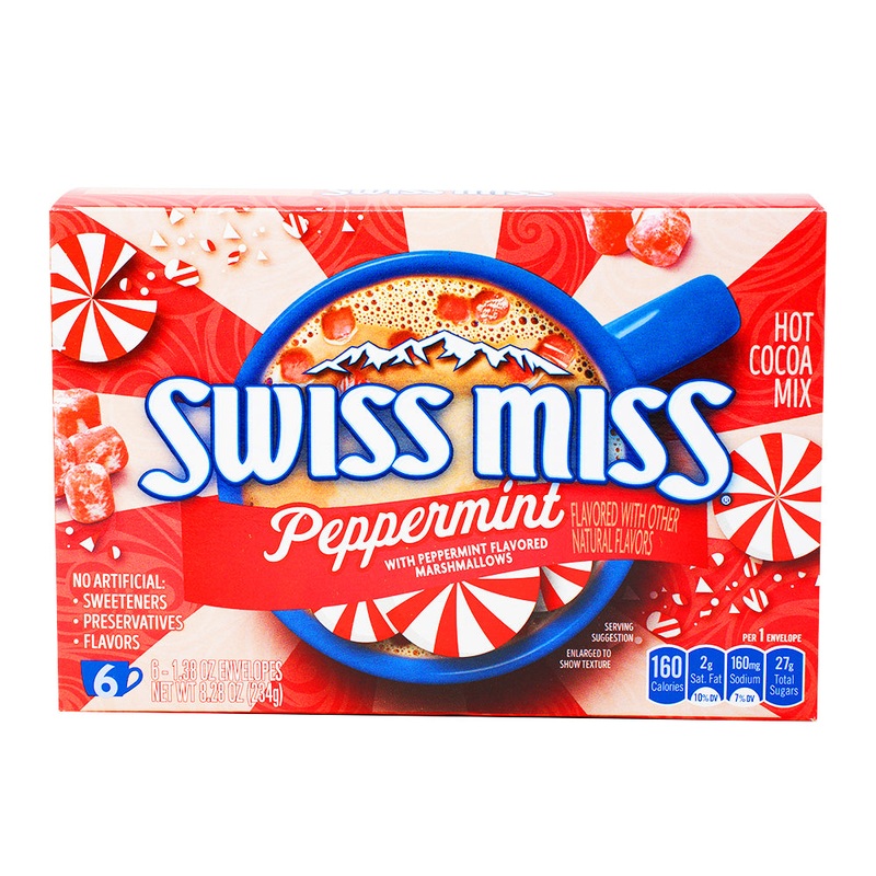 Swiss Miss Peppermint Hot Cocoa Mix 6pk – 8.28oz
