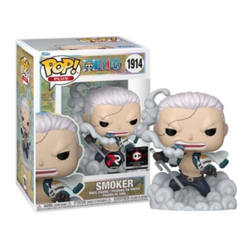 AUTOGRAPHED By Greg Dulcie Funko Pop! Animation: One Piece – Smoker (Chalice Collectibles) (Pre-Release) #1914 (Primesignatureauthentications.com Cert: WT54931